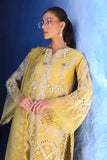 3 Piece Unstitched Embroidered Lawn Suit - D-2512-A