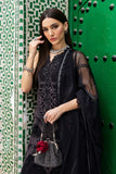 3 Piece Unstitched Embroidered Lawn Suit - D-2512-B