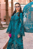 3 Piece Unstitched Embroidered Dobby Lawn Suit - D-2513-B