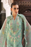3 Piece Unstitched Embroidered Lawn Suit - D-2514-A