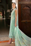 3 Piece Unstitched Embroidered Lawn Suit - D-2514-A
