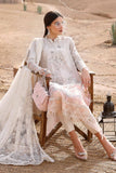 3 Piece Unstitched Embroidered Dobby Lawn Suit - D-2515-A