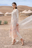 3 Piece Unstitched Embroidered Dobby Lawn Suit - D-2515-A