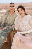 3 Piece Unstitched Embroidered Dobby Lawn Suit - D-2515-B