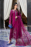 3 Piece Unstitched Embroidered Lawn Suit - D-2502-B