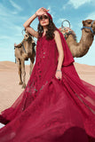 3 Piece Unstitched Embroidered Lawn Suit - D-2504-A