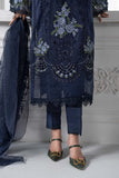 3 Piece Unstitched Embroidered Lawn Suit - D-2504-B