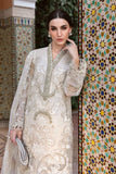 3 Piece Unstitched Embroidered Organza Suit - D-2506-A - Maria B