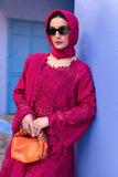 3 Piece Unstitched Embroidered Lawn Suit - D-2508-A