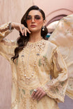 3 Piece Unstitched Embroidered Organza Suit - D-2509-A