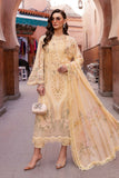 3 Piece Unstitched Embroidered Organza Suit - D-2509-A