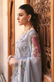 3 Piece Unstitched Embroidered Organza Suit - D-2509-B