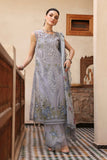 3 Piece Unstitched Embroidered Organza Suit - D-2509-B