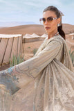 3 Piece Unstitched Embroidered Dobby Lawn Suit - D-2515-B