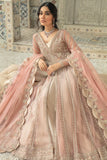 Pink Pakistani Bridal Pishwas With Lehenga Dress