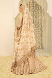 Maria B Bridal Couture Ivory Gold MC-047